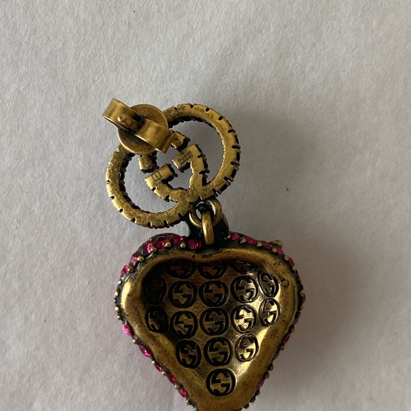 Gucci strawberry crystal earrings - Picture 5 of 9